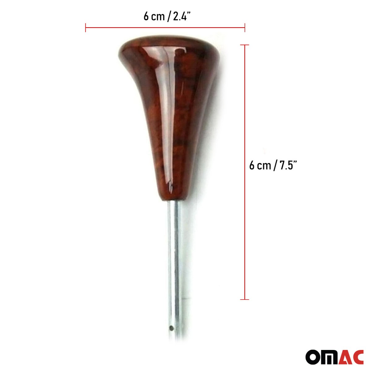 Mercedes S Class W140 Gear Shift Knob - Omac - Automatic - Walnut - '91-'98